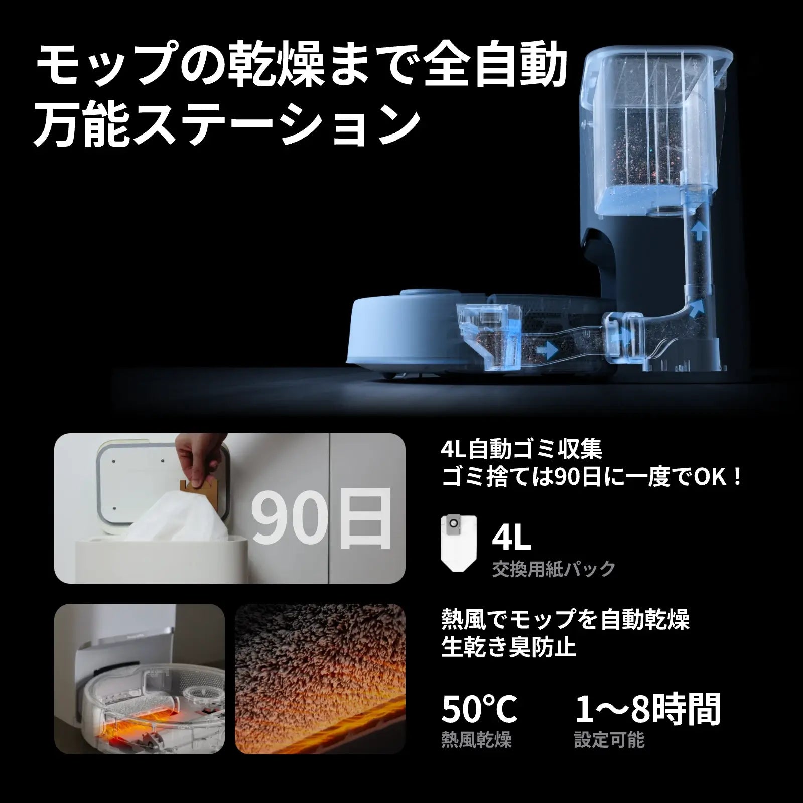 SwitchBot お掃除ロボットS10