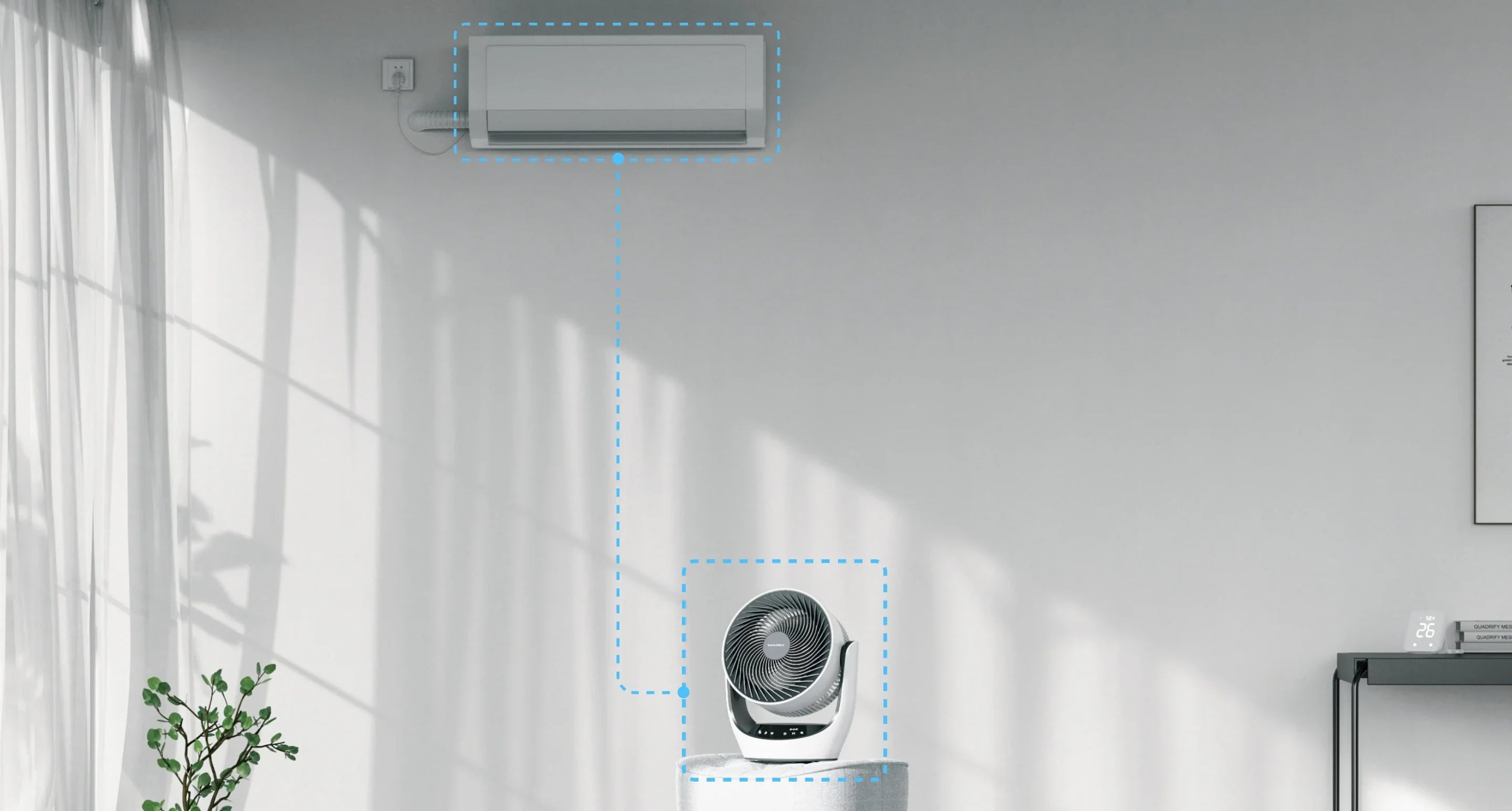 サーキュレーターとエアコンの最適な置き方を解説！冷暖房効果アップのコツ