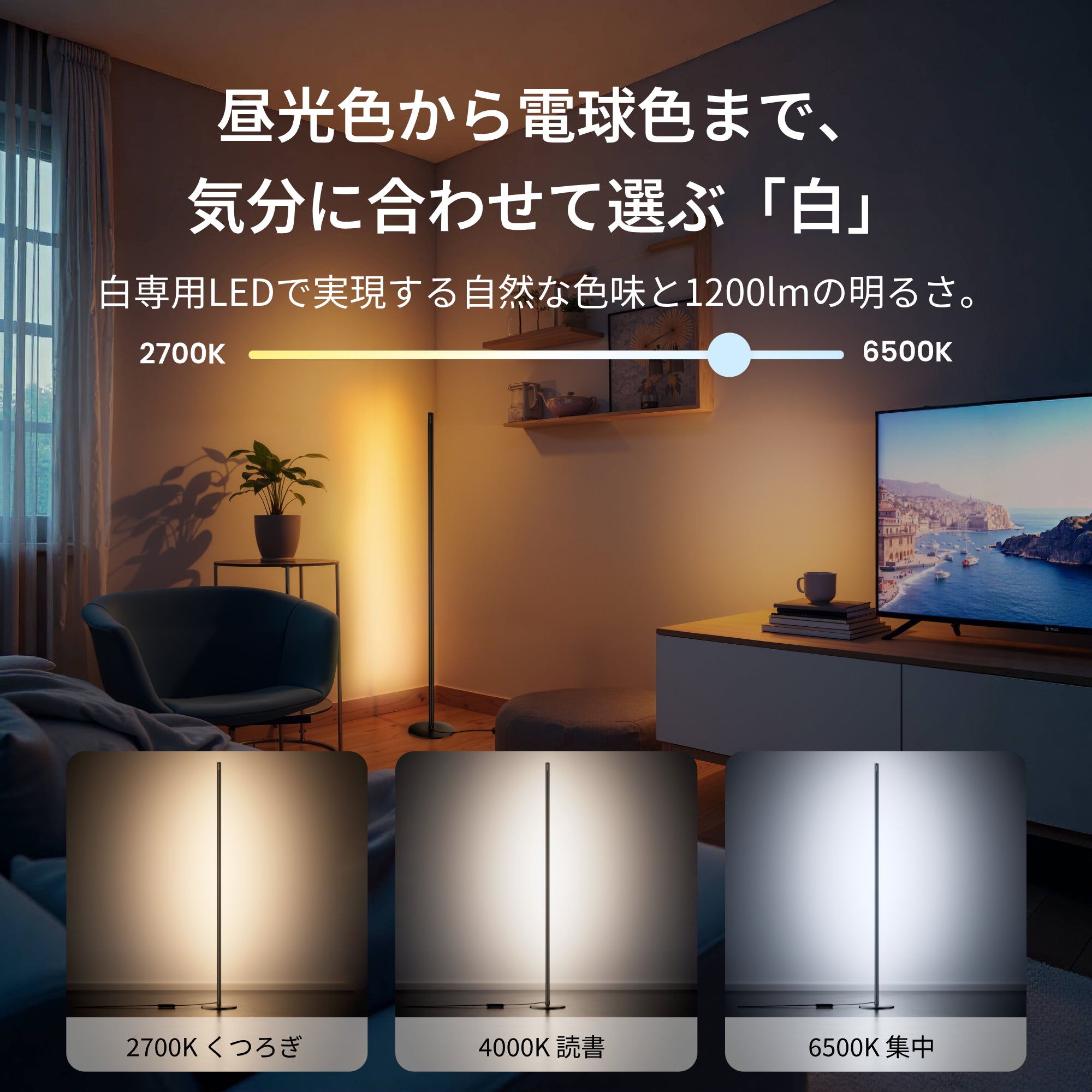 SwitchBot RGBICフロアライト