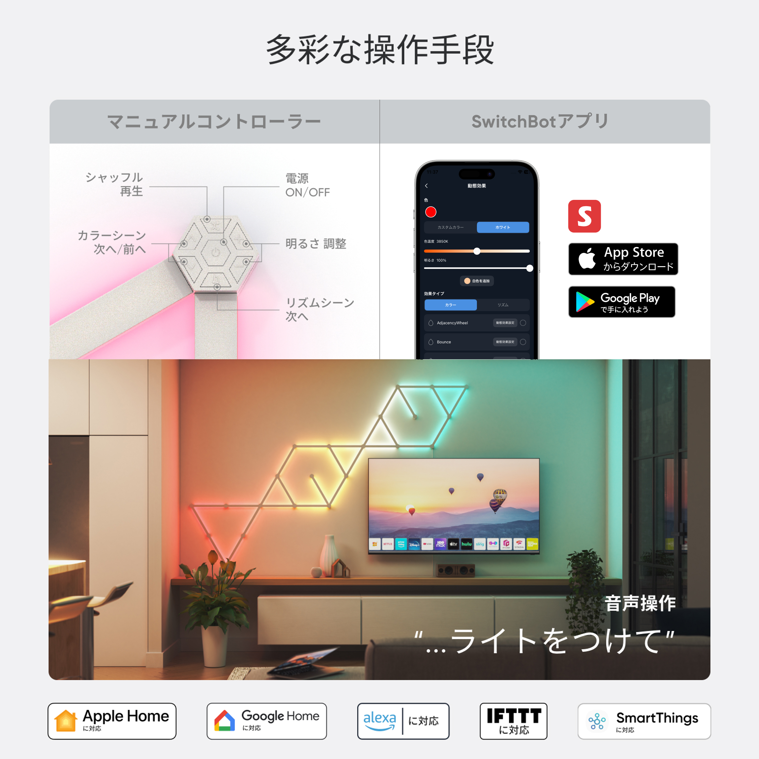 Nanoleaf Lines 60° スターターパック
