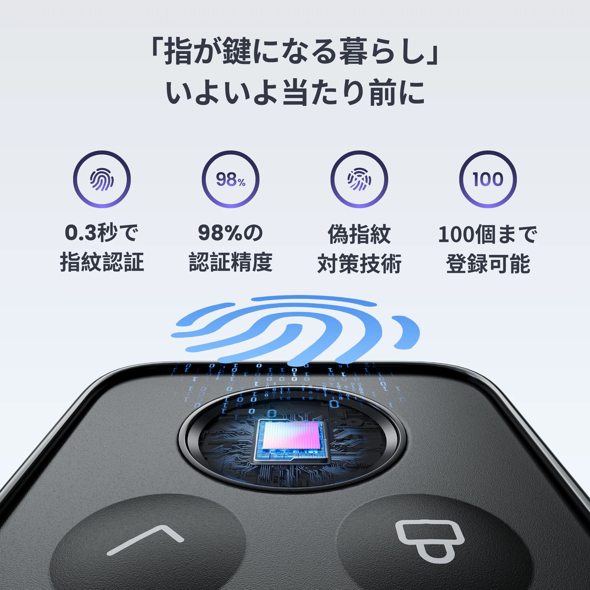 SwitchBot ドアロックLite 指紋認証セット