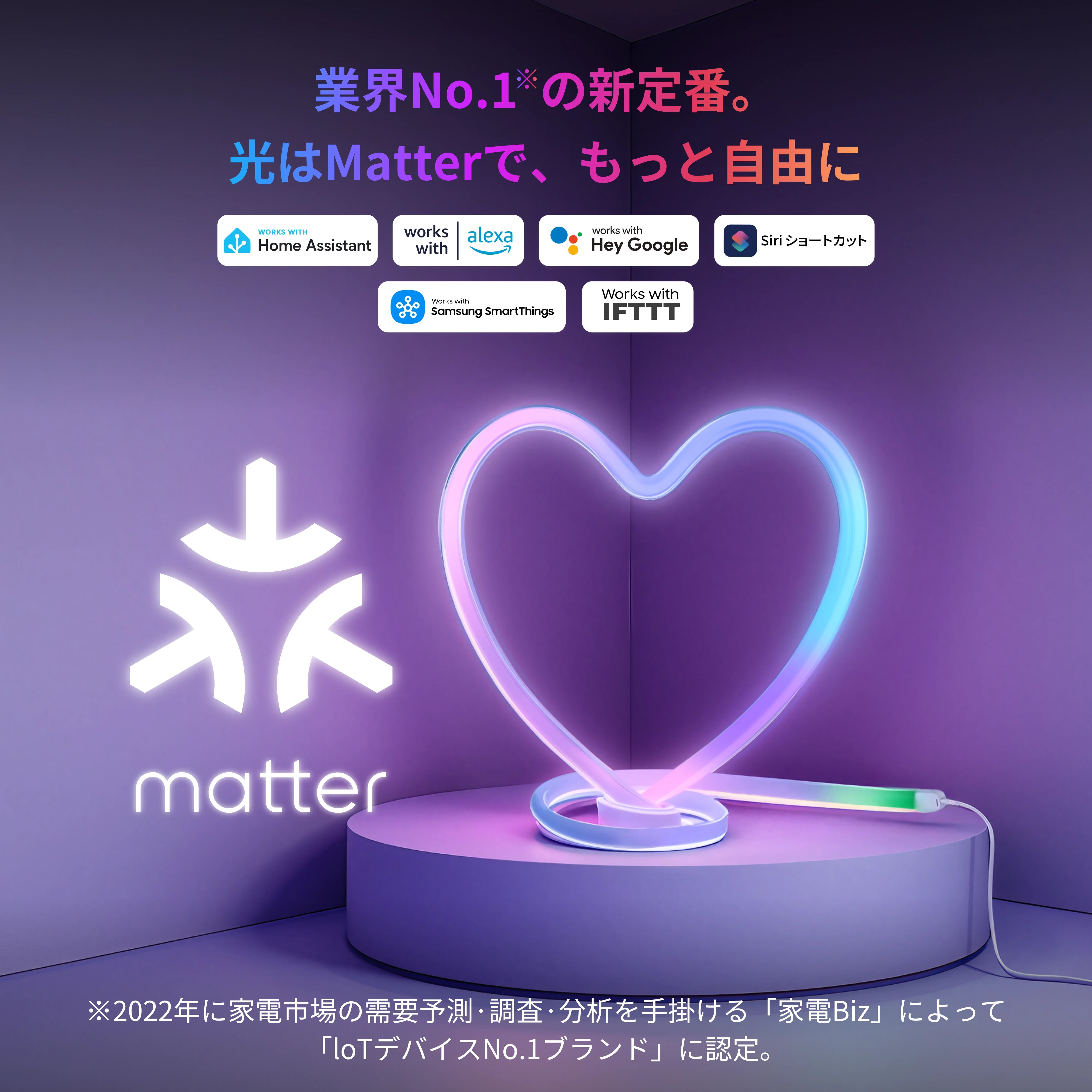 SwitchBot RGBICワイヤーネオンライト