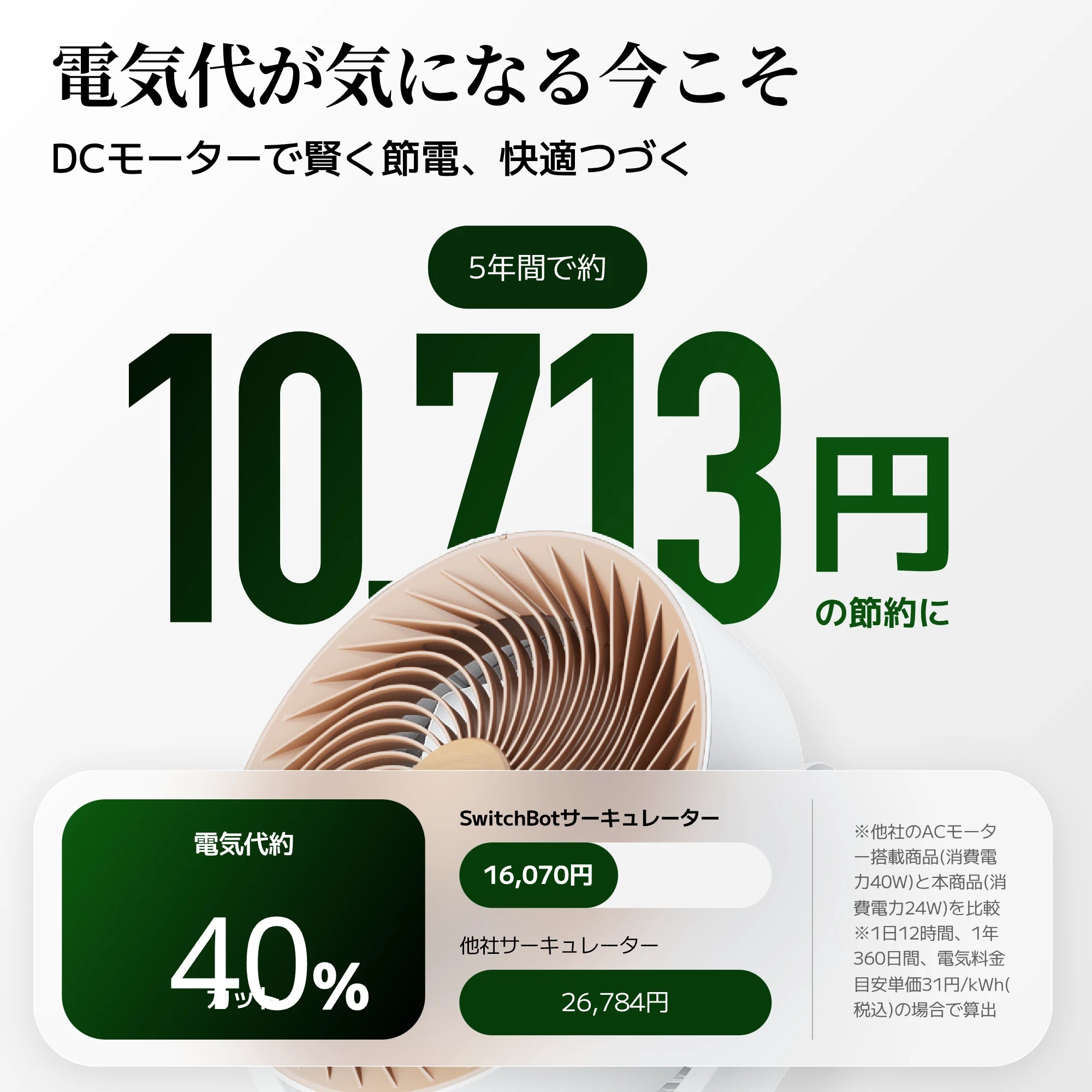 SwitchBot スマートサーキュレーター（スタンド型）