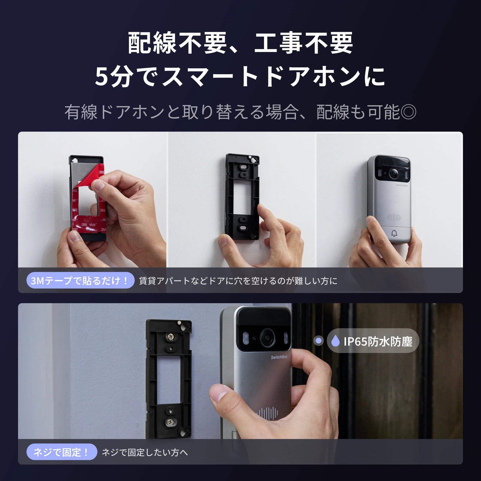 SwitchBot スマートテレビドアホン